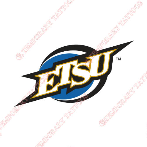 ETSU Buccaneers Customize Temporary Tattoos Stickers NO.4349